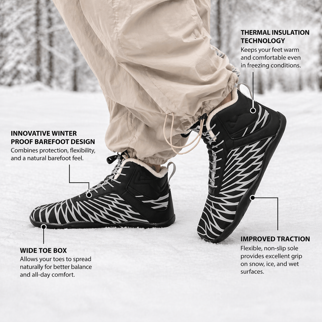 Agilix – All-Weather Winter Shoes with Non-Slip Traction