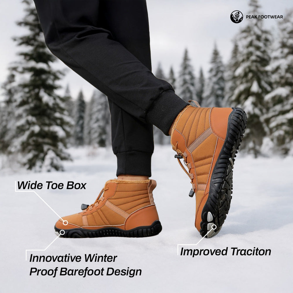 FrostStride – Non-slip & waterproof winter barefoot shoe (Unisex)