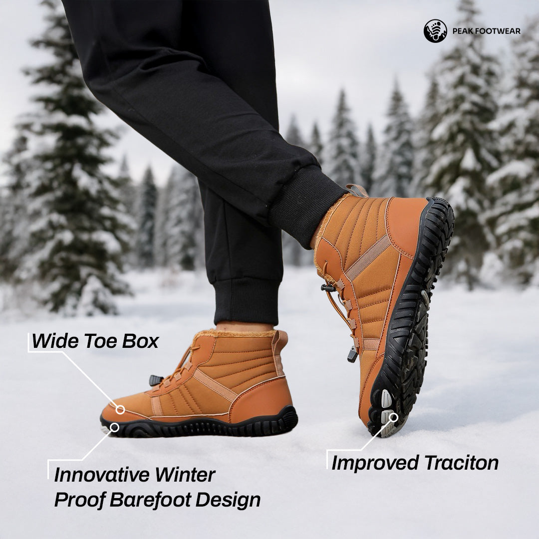 FrostStride – Non-slip &amp; waterproof winter barefoot shoe (Unisex)