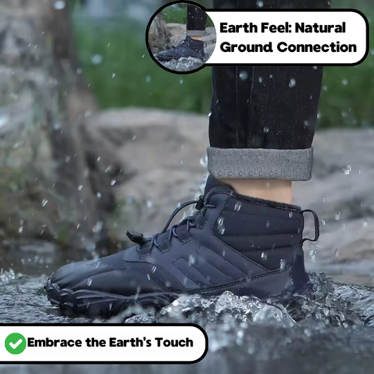GlacierFlex – Non-Slip &amp; Waterproof Winter Barefoot Shoes (Unisex)