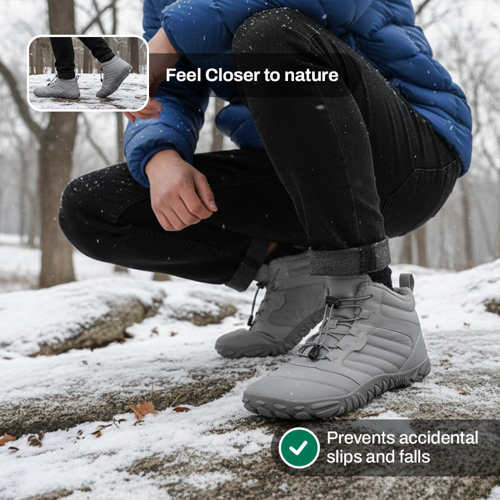 Grounda – Non-slip & Waterproof Winter Barefoot Shoe (Unisex)